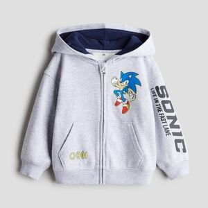 Sonic The Hedgehog Zip up Sweater 6-8